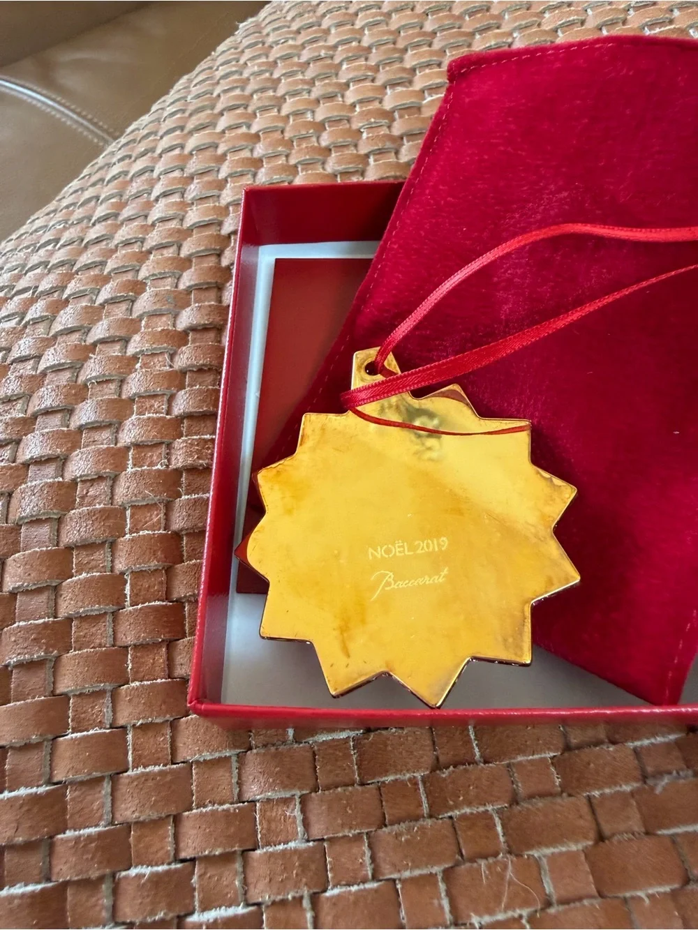 Baccarat Christmas Ornament 2019
